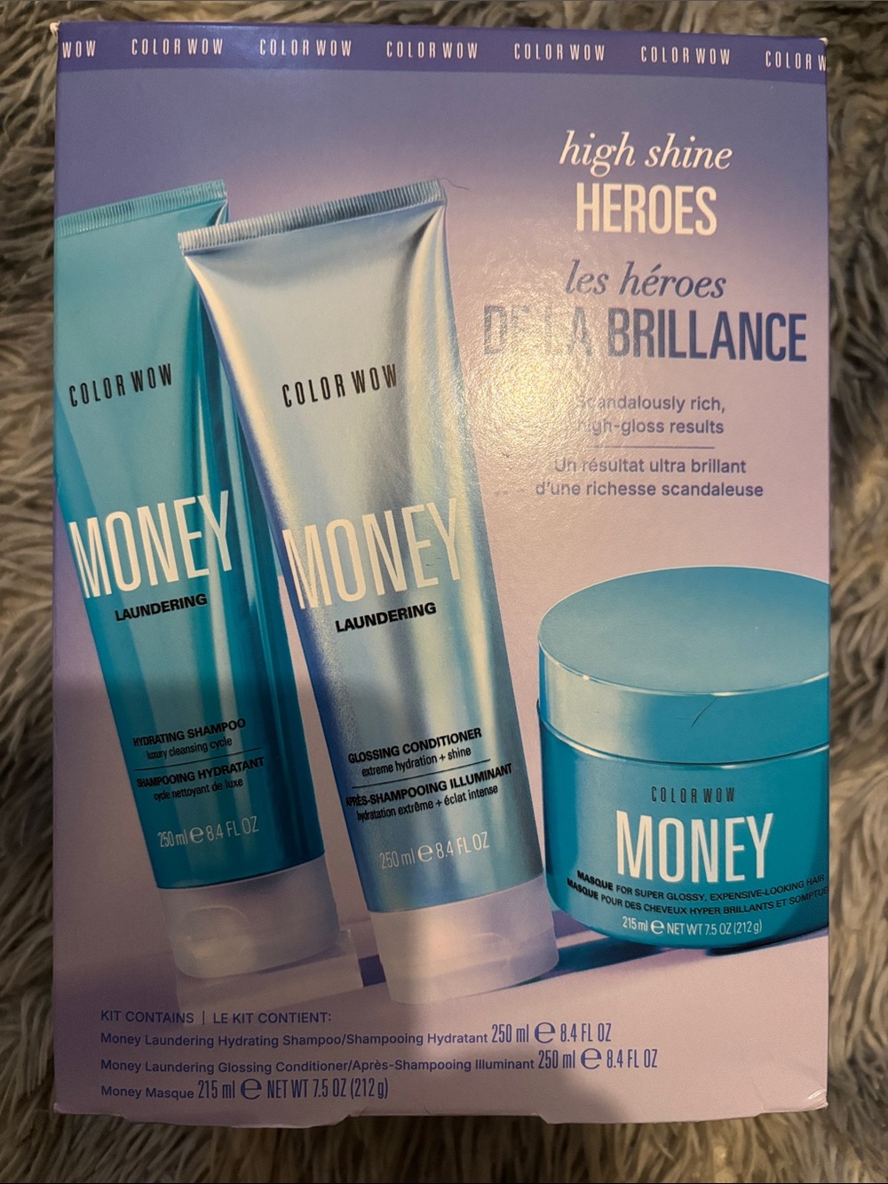 Money Laundering High-Shine Hair Kit — Blue